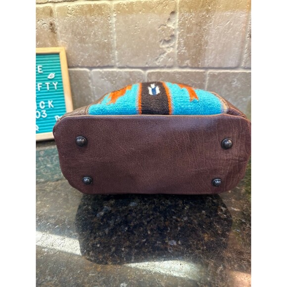 American Darling Leather Saddle Blanket Backpack NWOT main image 4